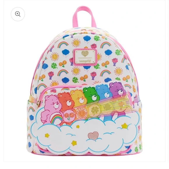?LOUNGEFLY-  Care Bears Mini Backpack, NWOT Care Bears x Sesame Street Mini Backpack | Loungefly main image 3